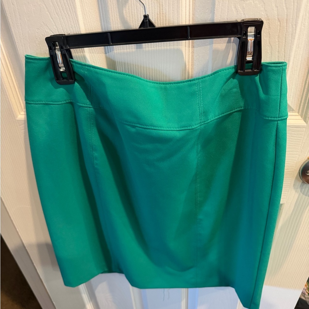 Worthington Vibrant Teal Pencil Skirt